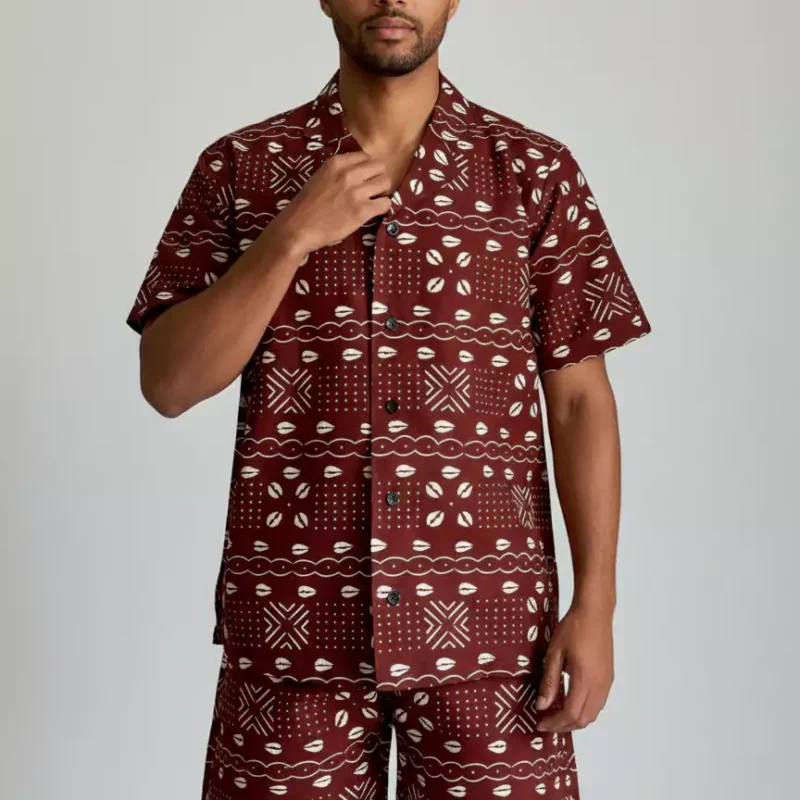 Cocoa Heritage – Ankara Two Piece Set for Men