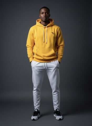 Mustard Hoodie & Joggers Set