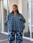 Oversized Ankara Boubou Top & Palazzo Pants