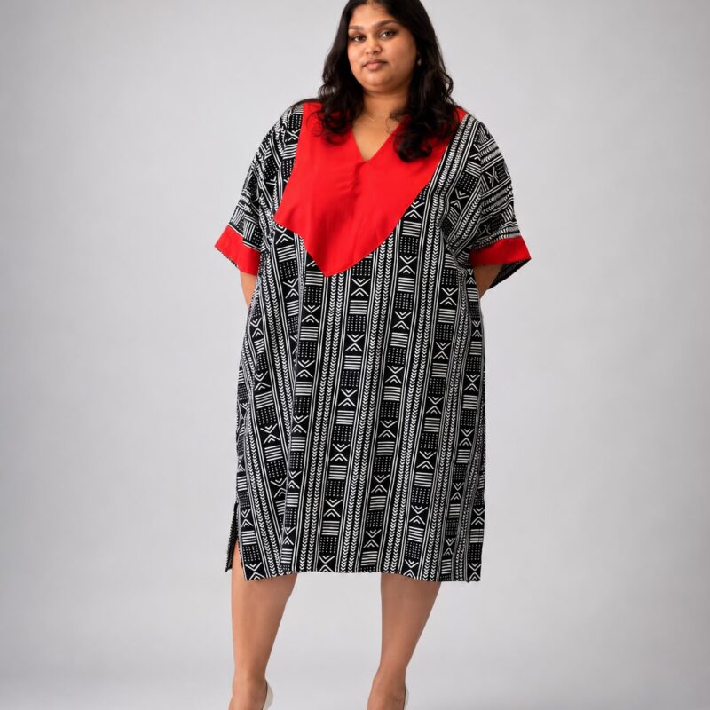 Cotton Ankara Boubou Dress