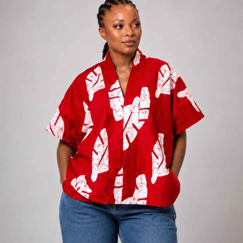 Free Size Cotton Ankara Boubou Top