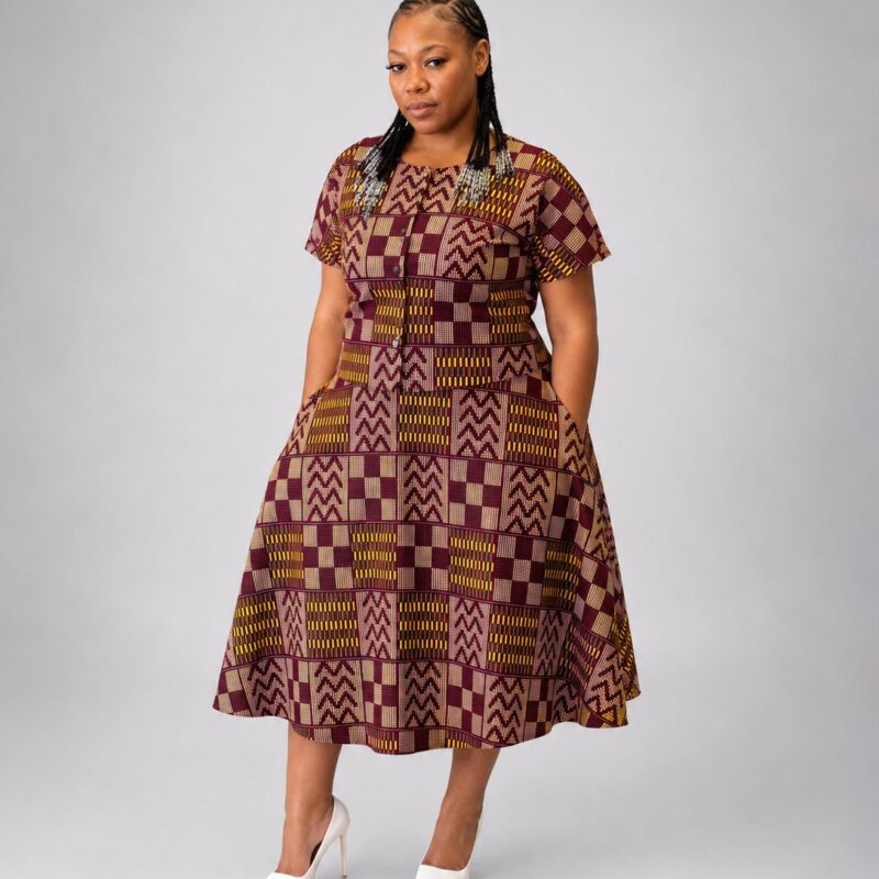 Ankara Two-Piece Skirt Set