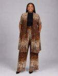 Mocha Luxe Two-Piece Set