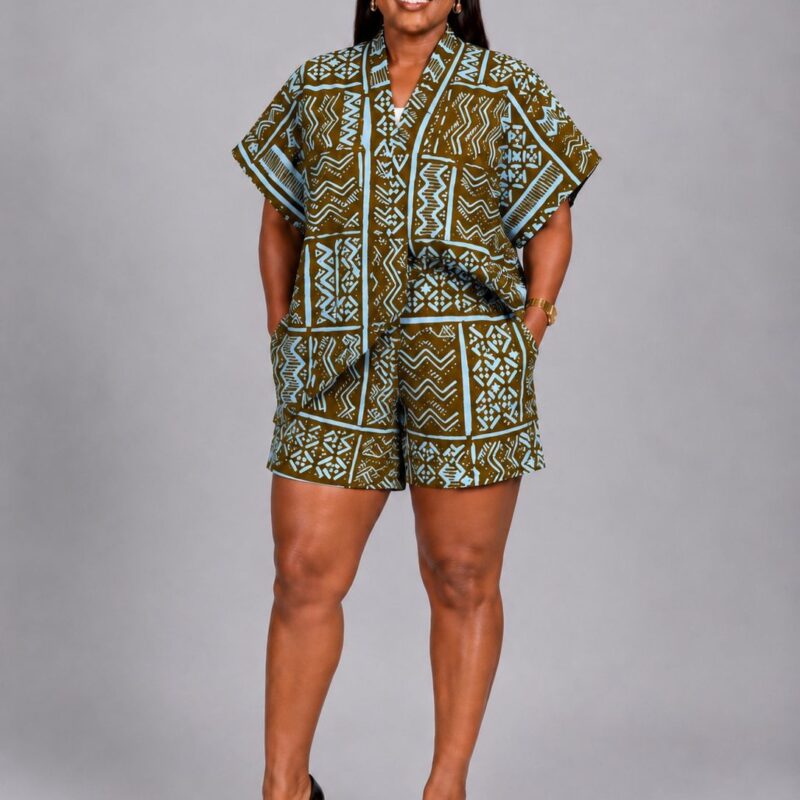 Safari Chic Shorts Set