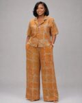 Sunset Breeze Crepe Two-Piece Set