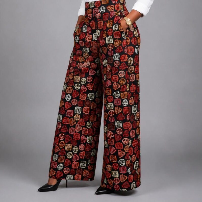 Tribal Print Ankara Palazzo Pants