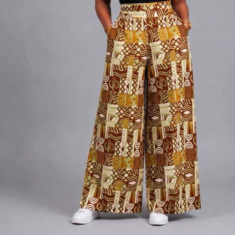 Mosaic Ankara Palazzo Pants