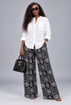 Black & White Statement Palazzo Pants