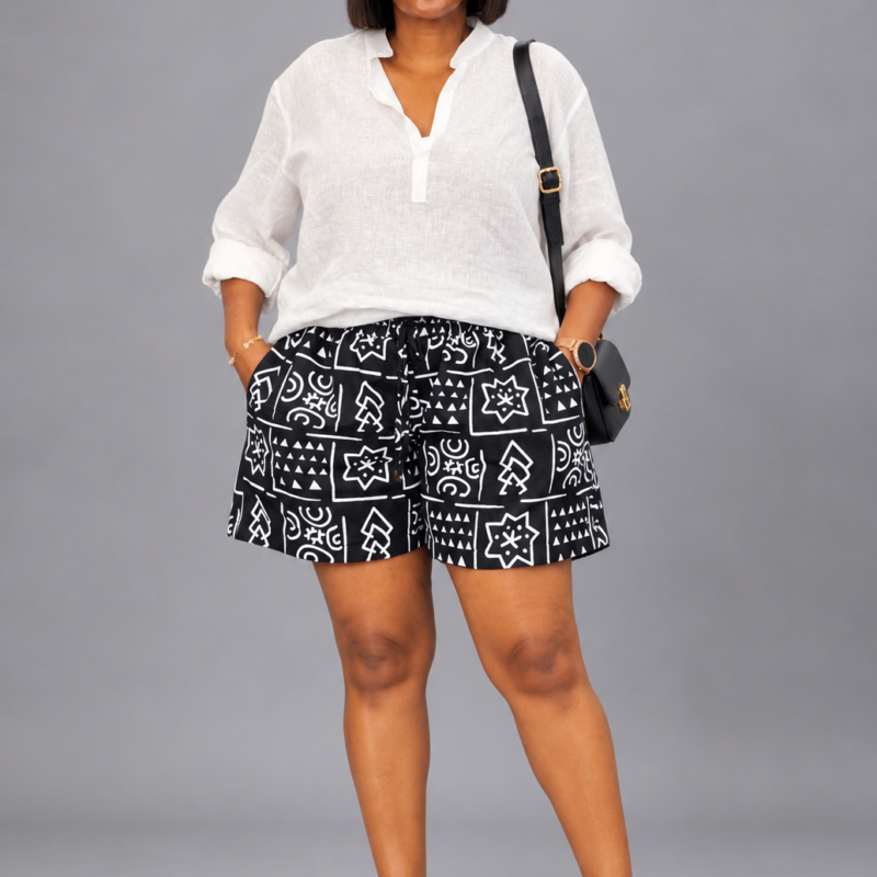 Mono Heritage Shirt & Shorts Set